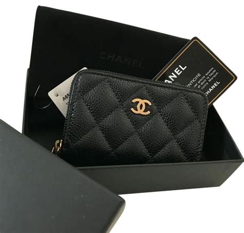 chanel card holder usa|chanel card holder zip wallet.